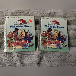 💙 Pound Puppies Pick of the Litter A Little Golden Book
